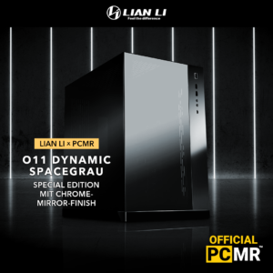 NEU: Lian Li O11 Dynamic PCMR Special Edition in Spacegrau mit Chrome-Mirror-Finish