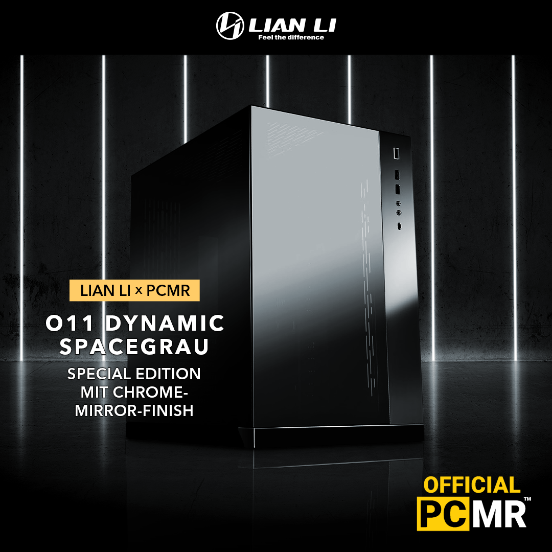 NEU: Lian Li O11 Dynamic PCMR Special Edition in Spacegrau mit