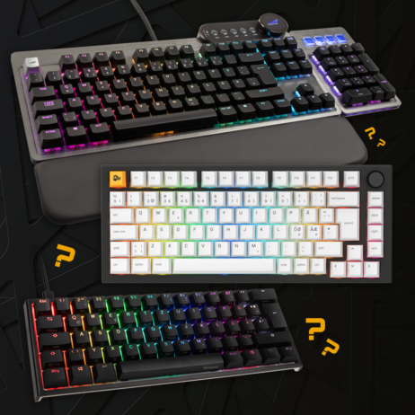 Gaming-Tastaturen: So findest du die beste Größe!