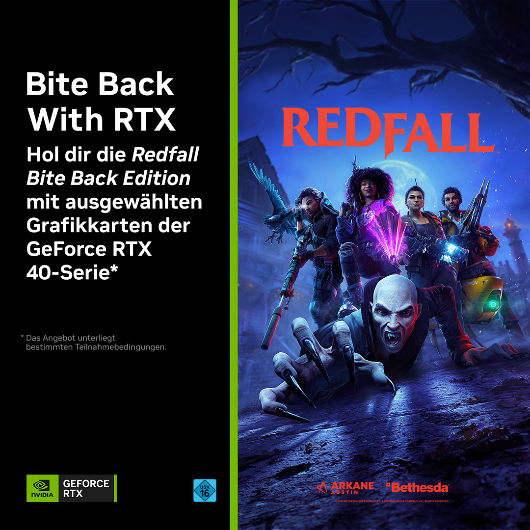 Redfall Bite Back Edition com GeForce RTX Série 40