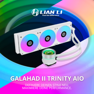 Galahad II Trinity AiO – mächtige Wasserkühlung mit Unendlichkeitsspiegel