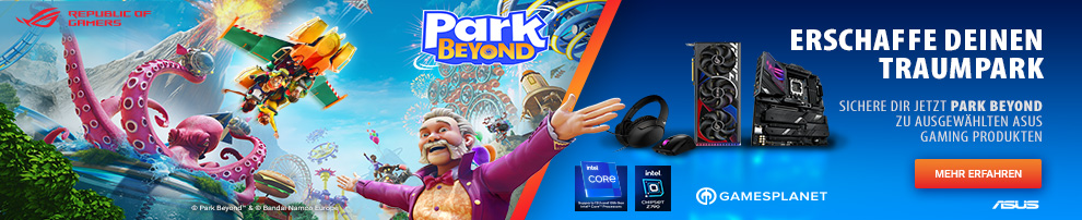 Park Beyond jetzt zu ausgewählten ASUS Gaming-Produkten dazu erhalten!
