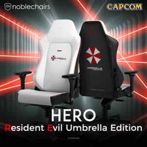 noblechairs HERO – Resident Evil Gaming Stuhl – Dein Traumsitz in der Umbrella Corp