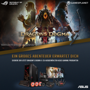 Dragon’s Dogma 2 jetzt zu ausgewählten ASUS Gaming-Produkten dazu erhalten!