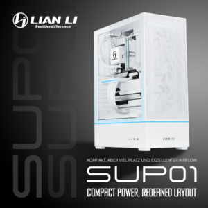 SUP-01: Das neue kompakte Gaming-Gehäuse von Lian Li