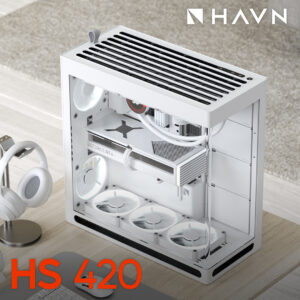 Weißes HAVN HS 420 PC-Gehäuse