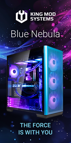 King Mod Systems Gaming PC Blue Nebula