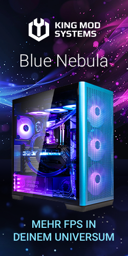 King Mod Systems Gaming PC Blue Nebula