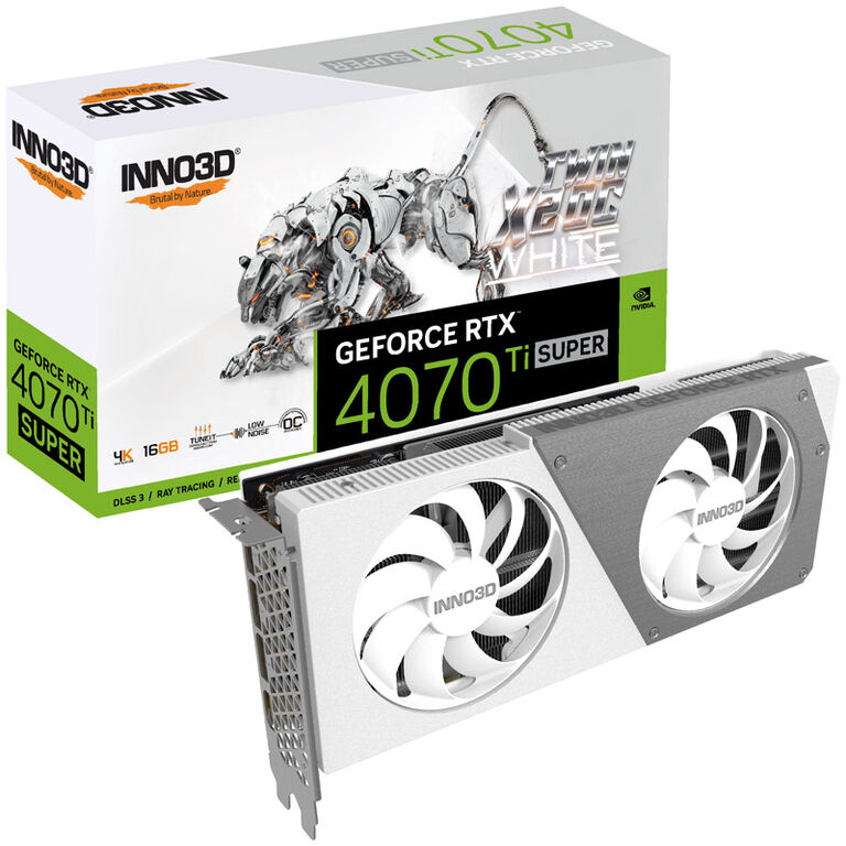 INNO3D GeForce RTX 4070 Ti Super Twin X2 OC White, 16384 MB GDDR6X image number 0