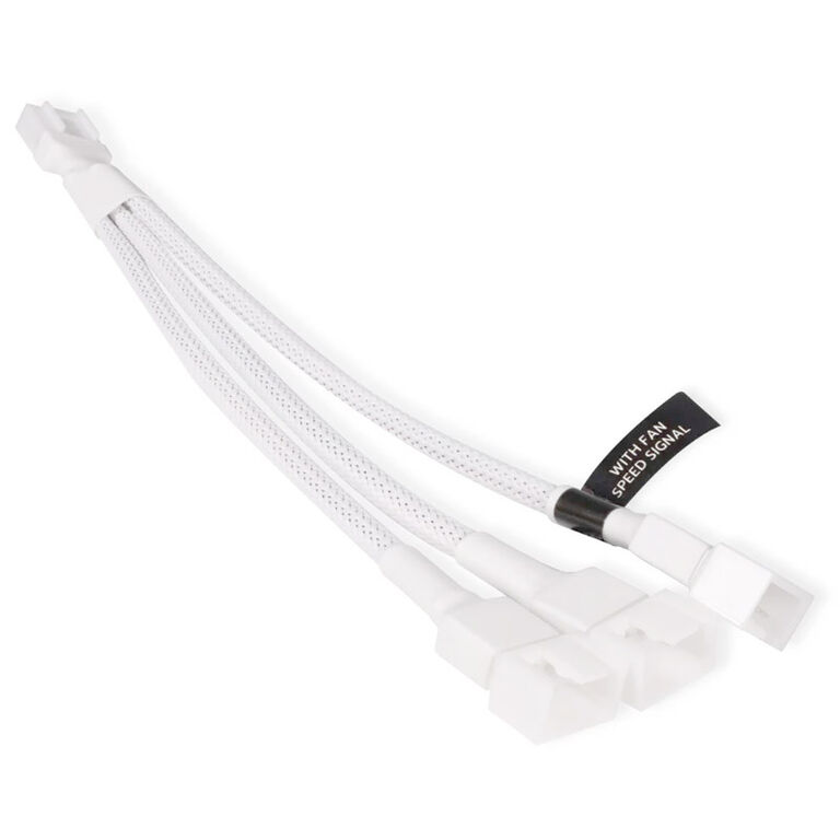 Alphacool Y-Splitter 4-pin to 3x 4-pin PWM 15cm - white image number 0