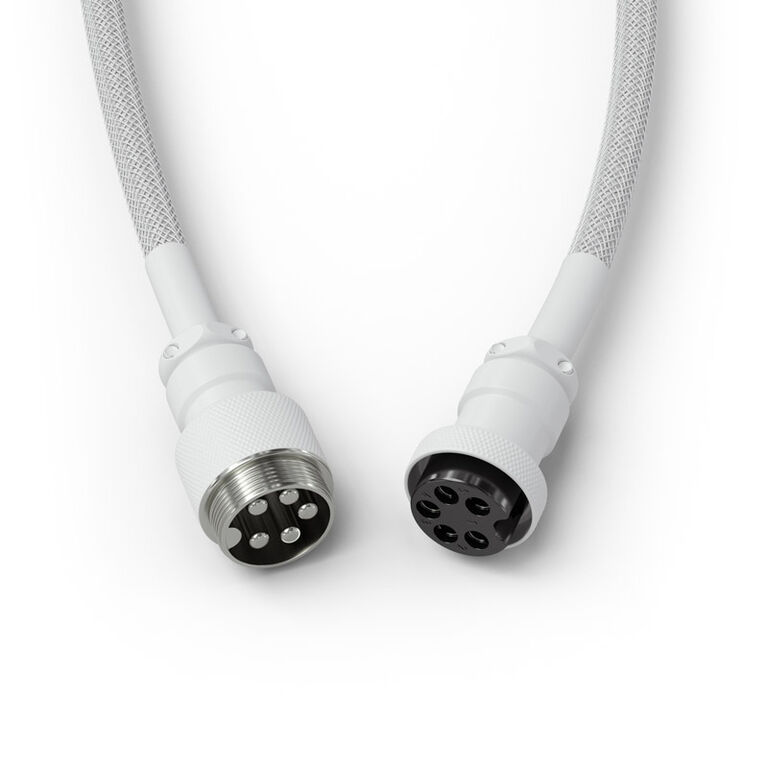 Glorious Coiled Cable Ghost White, USB-C to USB-A, 1.37m - white image number 3
