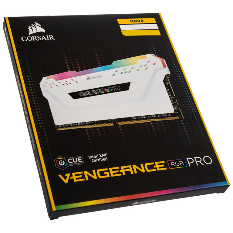 Corsair Vengeance RGB Pro, DDR4-3600, CL18 - 16 GB Dual-Kit, weiß image number 6