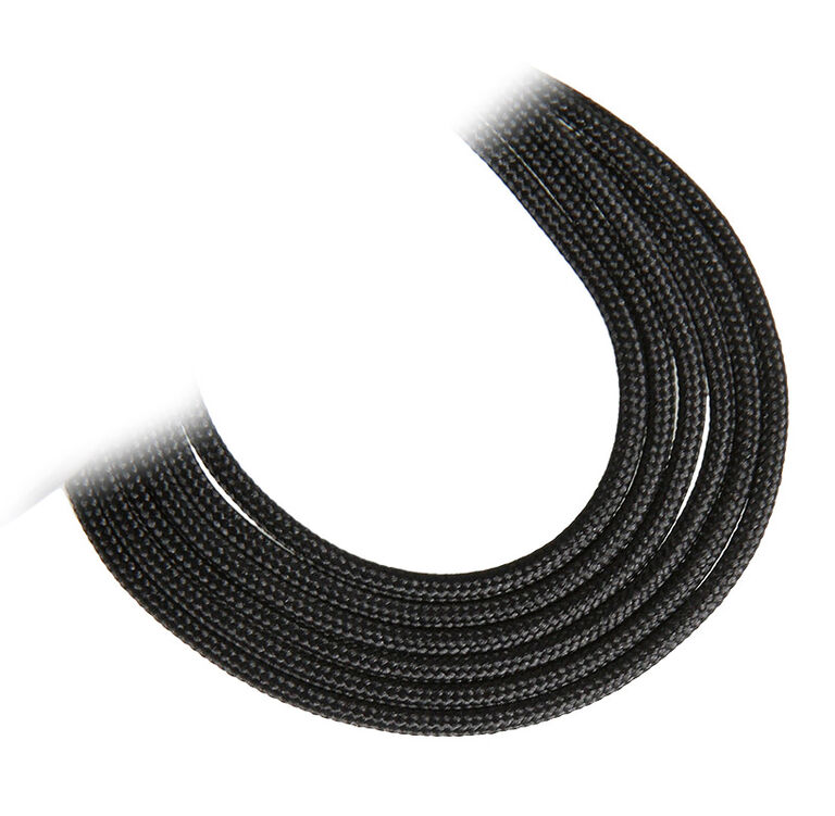 BitFenix 6-Pin PCIe Verlängerung 45cm - sleeved schwarz/schwarz image number 2