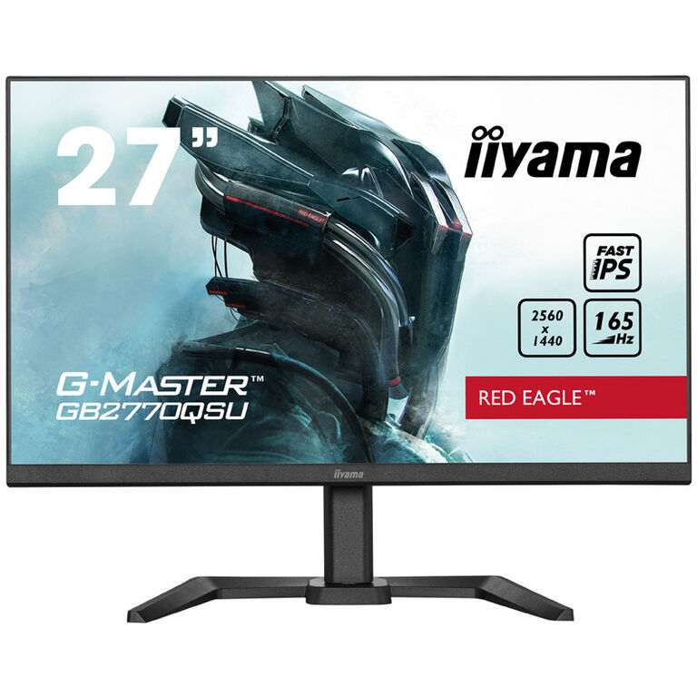iiyama G-Master GB2770QSU-B5 Red Eagle, 68.6 cm (27 inches), 165Hz, FreeSync, IPS - DP, HDMI image number 2