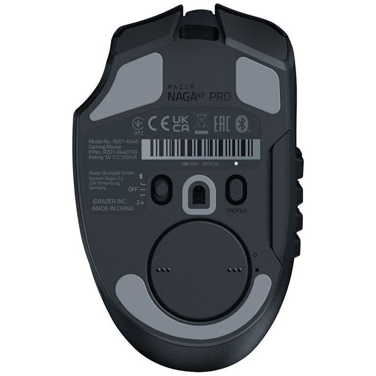 Razer Naga V2 Pro Gaming Mouse USB/Bluetooth - black image number 6