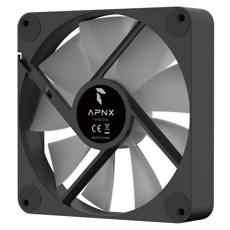 APNX FP1-140 PWM Fan, ARGB, - 140mm, black image number 8