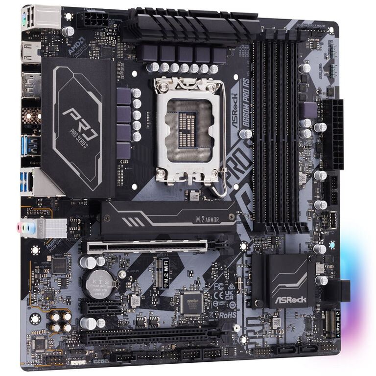 ASRock B660M Pro RS, Intel B660 motherboard - Socket 1700, DDR4 image number 1