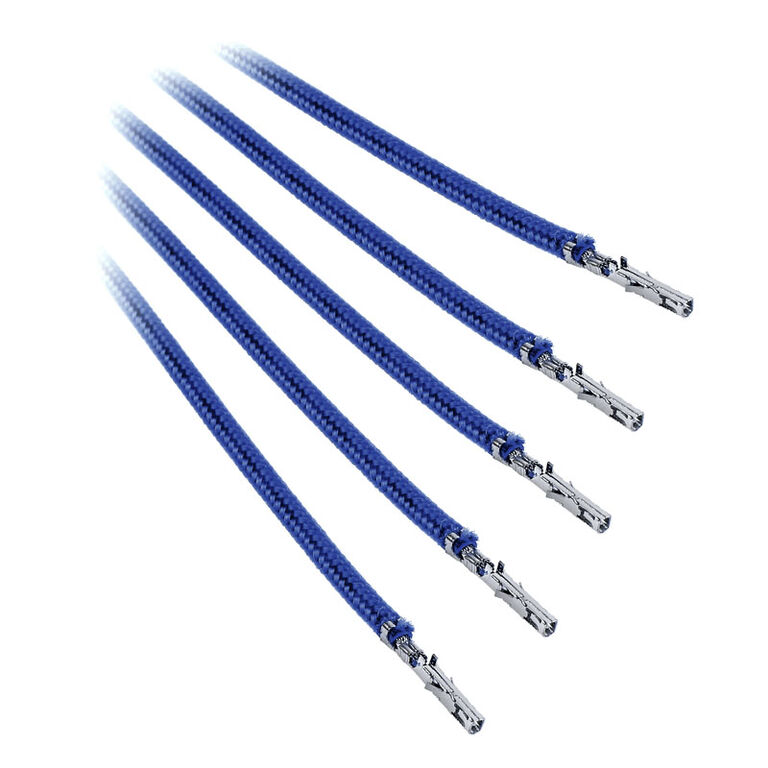 BitFenix Alchemy 2.0 PSU Cable, 5x 40cm - blue image number 1