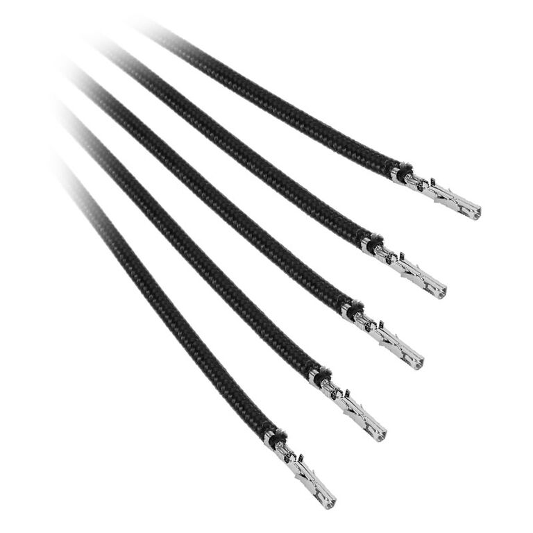BitFenix Alchemy 2.0 PSU Cable, 5x 40cm - black image number 1
