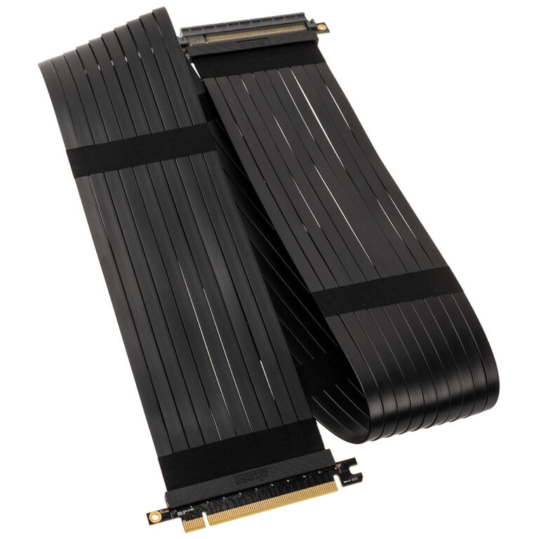 Akasa Riser Black XL, Premium PCIe 3.0 x 16 Riser Cable, 100cm - black image number 1