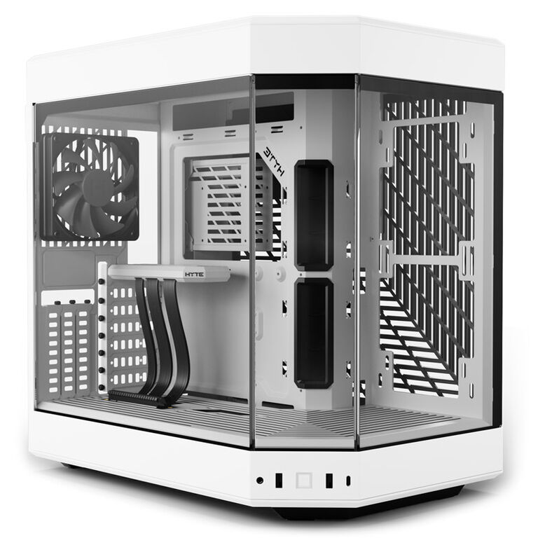 Hyte Y60 Midi Tower, Tempered Glass - white image number 0