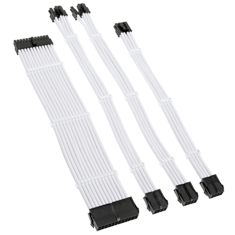 Kolink Core Standard Braided Cable Extension Kit - Brilliant White image number 1