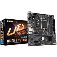 GIGABYTE H610M H V2 DDR4, Intel H610 motherboard, Socket 1700, DDR4