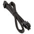 SilverStone 8 Pin ATX to 4+4 Pin Cable 350mm - black image number null