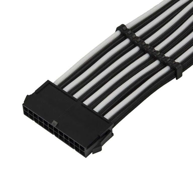 SilverStone ATX 24-pin cable, 300mm - Black/White image number 3