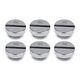 Alphacool Eiszapfen Stop Fitting G1/4, chrome - 6 pack