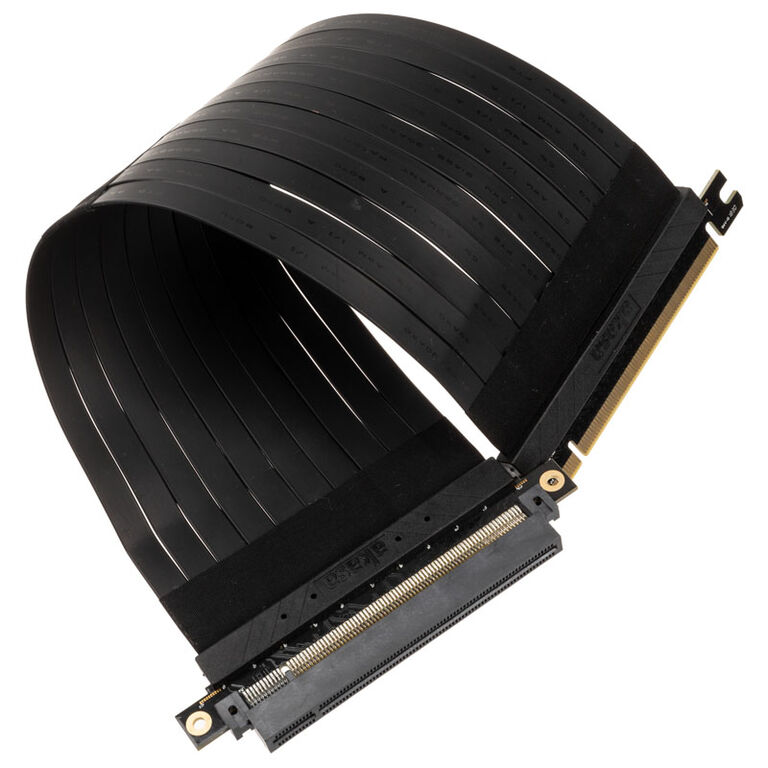 Akasa Riser Black X3, Premium PCIe 3.0 x 16 Riser Cable, 30cm - black image number 2