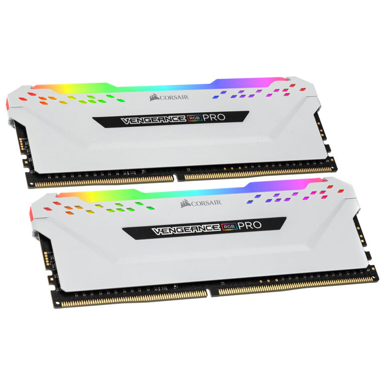 Corsair Vengeance RGB Pro white, DDR4-3200, CL16 - 16 GB Dual-Kit image number 0
