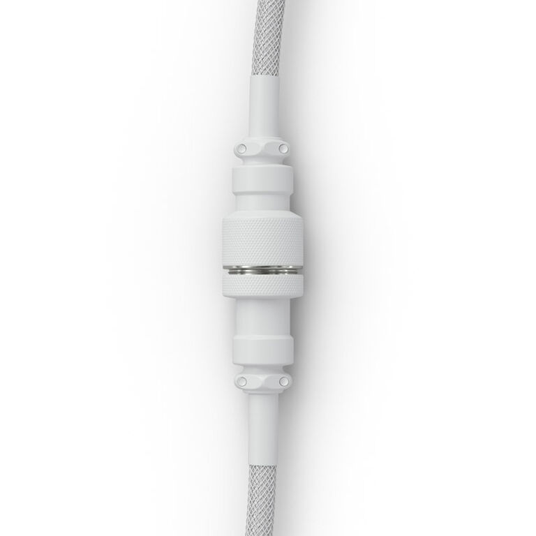 Glorious Coiled Cable Ghost White, USB-C to USB-A, 1.37m - white image number 2