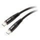 Akasa USB Type C to USB Type C 100W PD Charging Cable - black