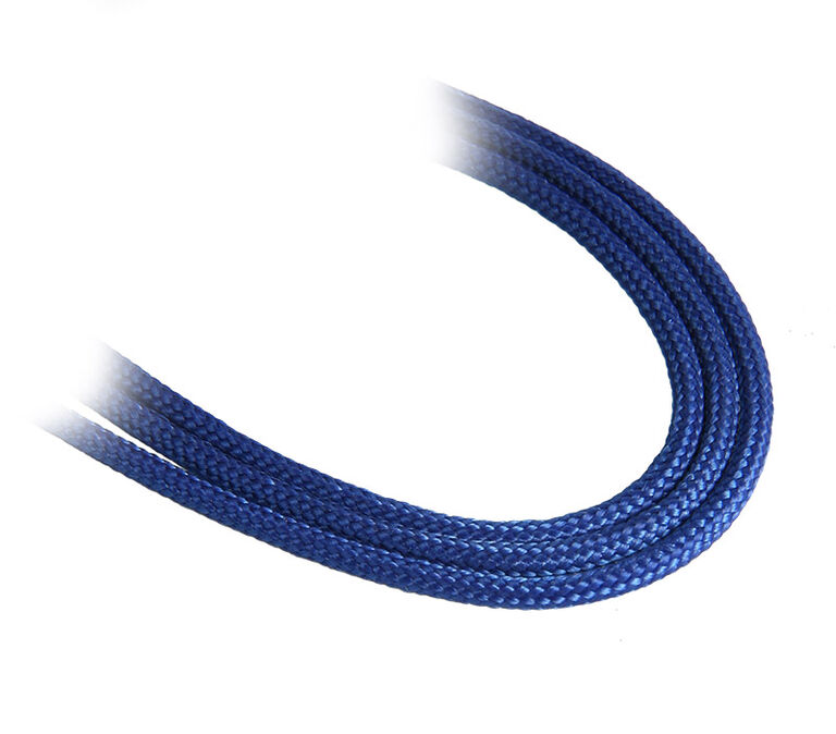 BitFenix 3-Pin Verlängerung 90cm - sleeved blau/blau image number 2