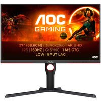 AOC Gaming U27G3X/BK, 68.6 cm (27 inch) 160Hz, G-SYNC Compatible, IPS - 2xDP, 2xHDMI