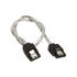 InLine SATA III (6Gb/s) Cable round, transparent - 0.3m image number null