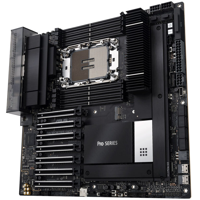 ASUS Pro WS W790E-SAGE SE, Intel W790 motherboard, LGA 4677 socket, DDR5 image number 6
