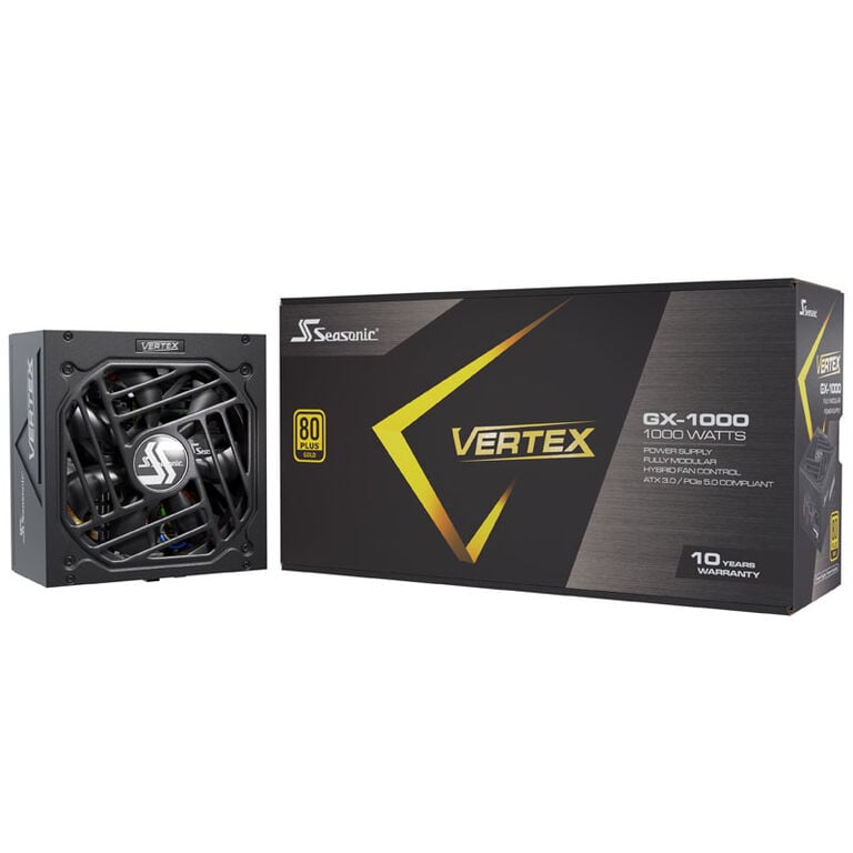 Seasonic Vertex GX 80 PLUS Gold power supply, modular, ATX 3.0, PCIe 5.0 - 1000 Watt image number 7