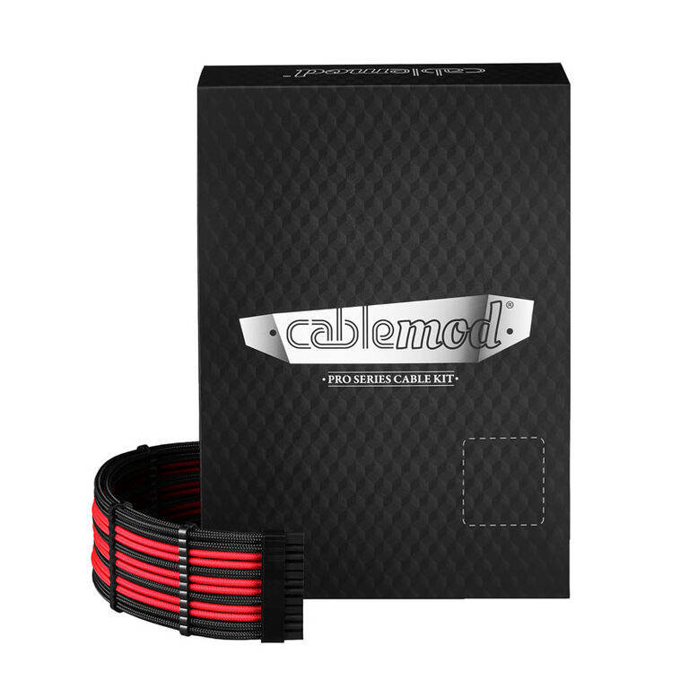 CableMod RT-Series PRO ModMesh 12VHPWR Dual Cable Kit for ASUS/Seasonic - black/red image number 3