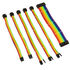 Kolink Core Adept Braided Cable Extension Kit - Rainbow image number null