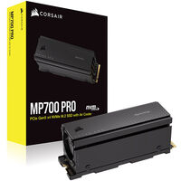 Corsair MP700 Pro NVMe SSD, PCIe 5.0 M.2 Type 2280 - 1 TB with heatsink