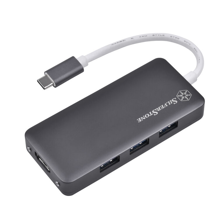 SilverStone SST-EP14C - USB 3.1 Type-C Gen1 to HDMI, 3x USB 3.1 Gen 1 Type-A, 1x USB 3.1 Gen 1 Type- image number 2