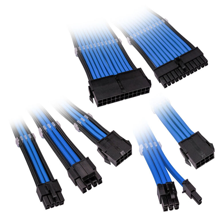 Kolink Core Adept Braided Cable Extension Kit - Blue image number 0