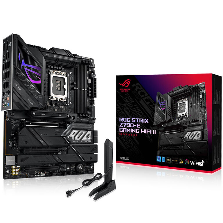 ASUS ROG Strix Z790-E Gaming WiFi II, Intel Z790 motherboard, Socket 1700, DDR5 image number 0