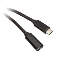 InLine USB 3.2 Gen 2 Extension Cable, USB Type C, black - 2m