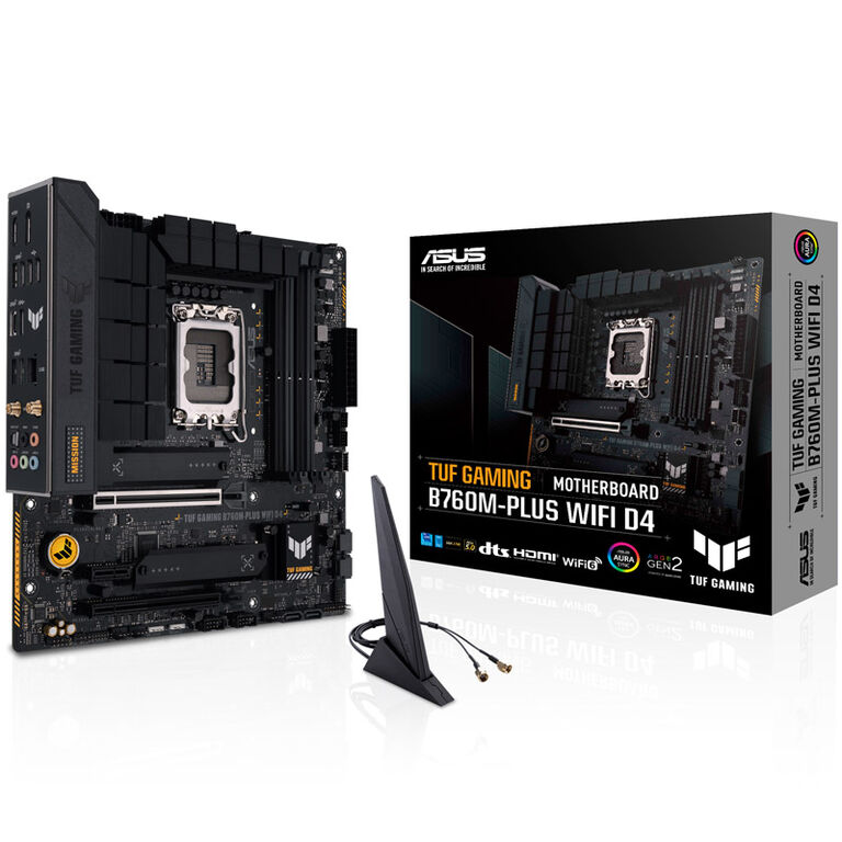 ASUS TUF Gaming B760M-Plus WiFi D4, Intel B760 motherboard - Socket 1700, DDR4 image number 0