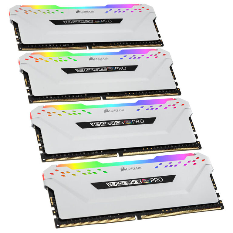 Corsair Vengeance RGB Pro white, DDR4-3600, CL18 - 32 GB Quad-Kit image number 0