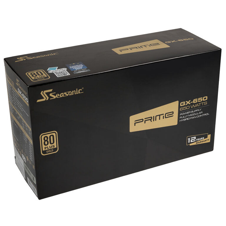 Seasonic Prime GX 80 PLUS Gold Power Supply, modular - 650 Watt image number 6