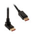 InLine 8K (UHD-2) DisplayPort Cable, upward angled, black - 1m image number null